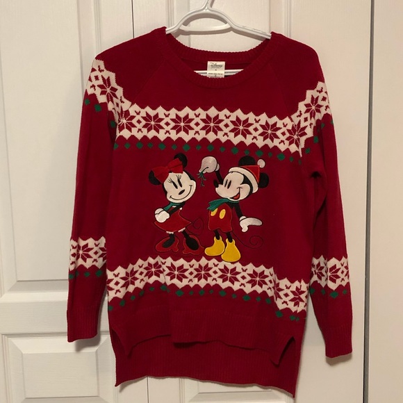 Disney Sweaters - Mickey and Minnie Disney Christmas Sweater